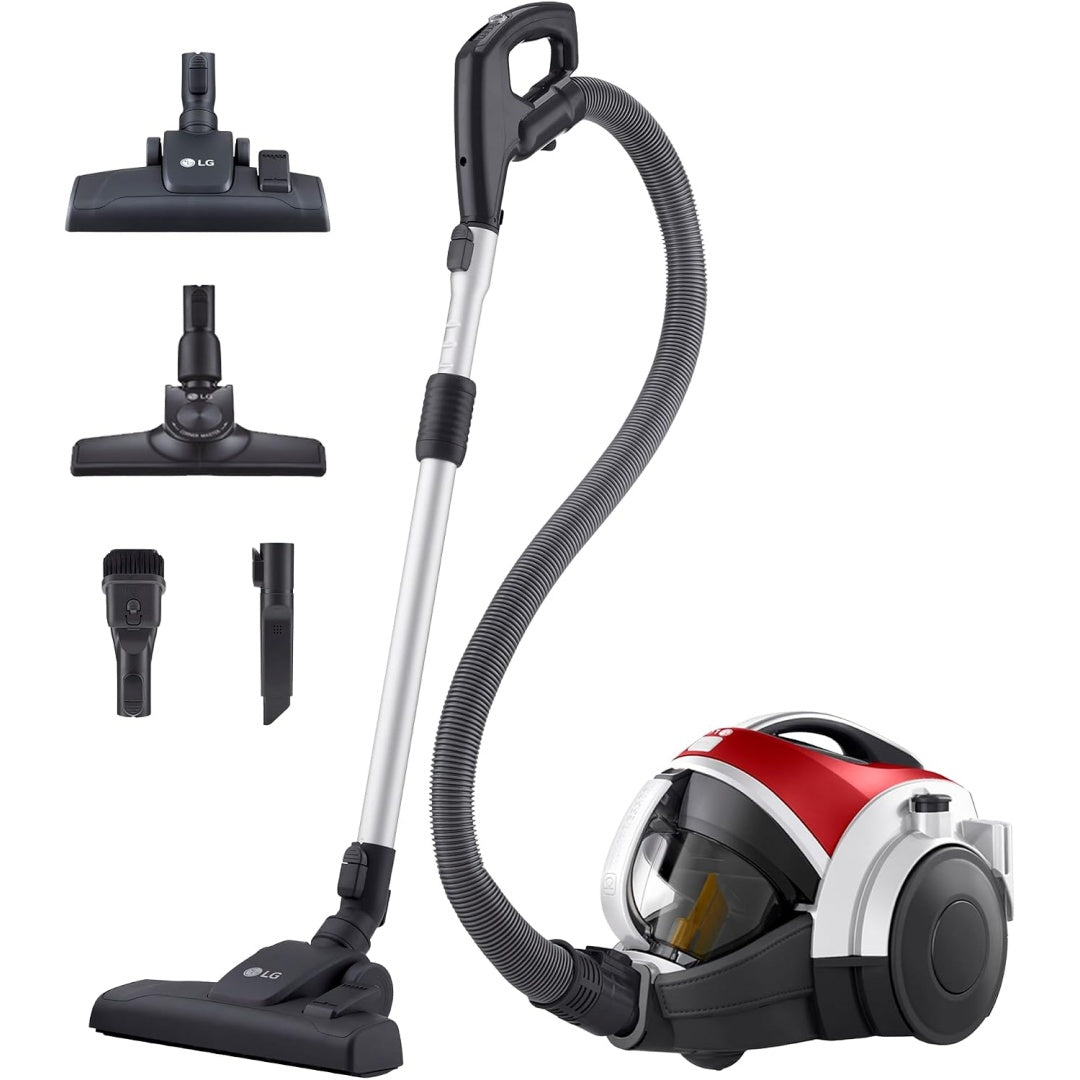 Cet aspirateur au format traineau associe l'entretien des sols durs et une puissance annoncee de 650 W