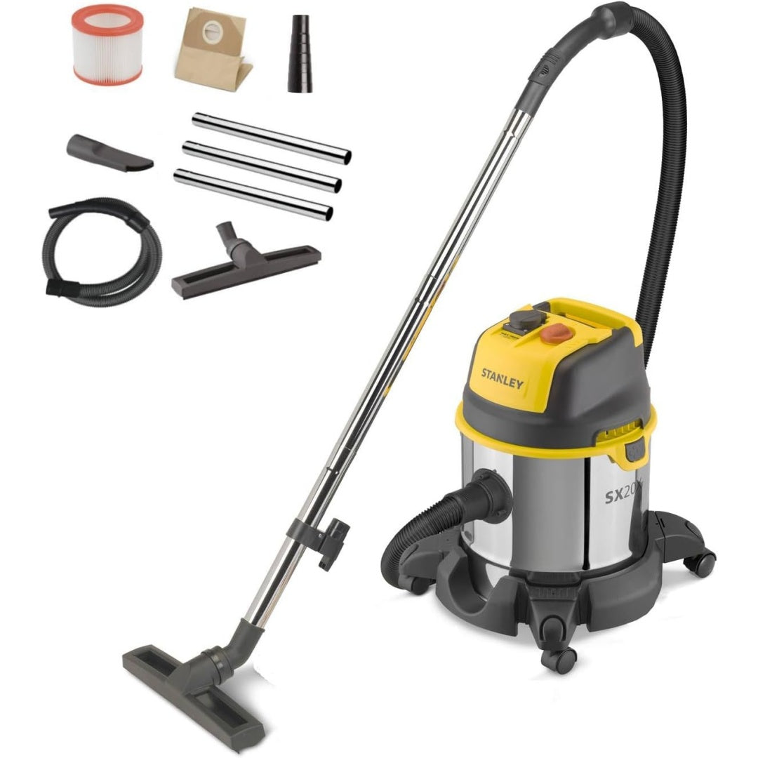 Aspirateur a cuve alliant des elements lavables et la collecte de l'eau et des poussieres