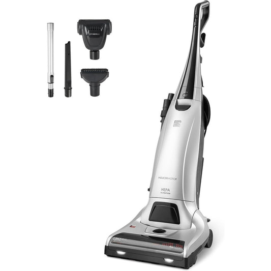 Cet aspirateur au format traineau combine la collecte des poils et une filtration des particules fines
