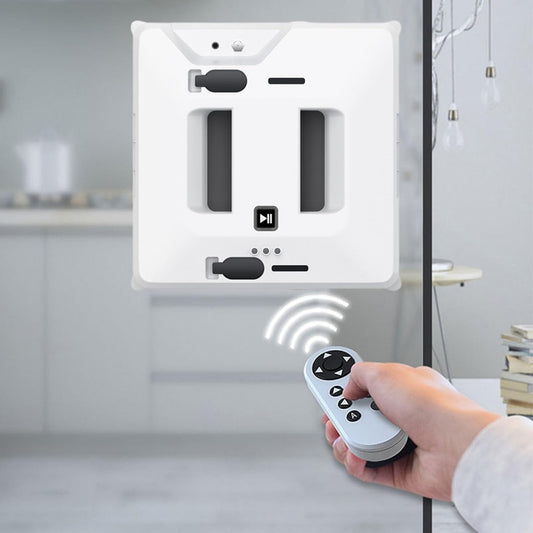 Robot lave vitres alliant une pulverisation integree et une aspiration annoncee de 3000 Pa