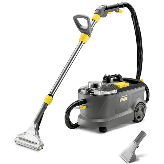 Aspirateur au format traineau proposant l'entretien des sols